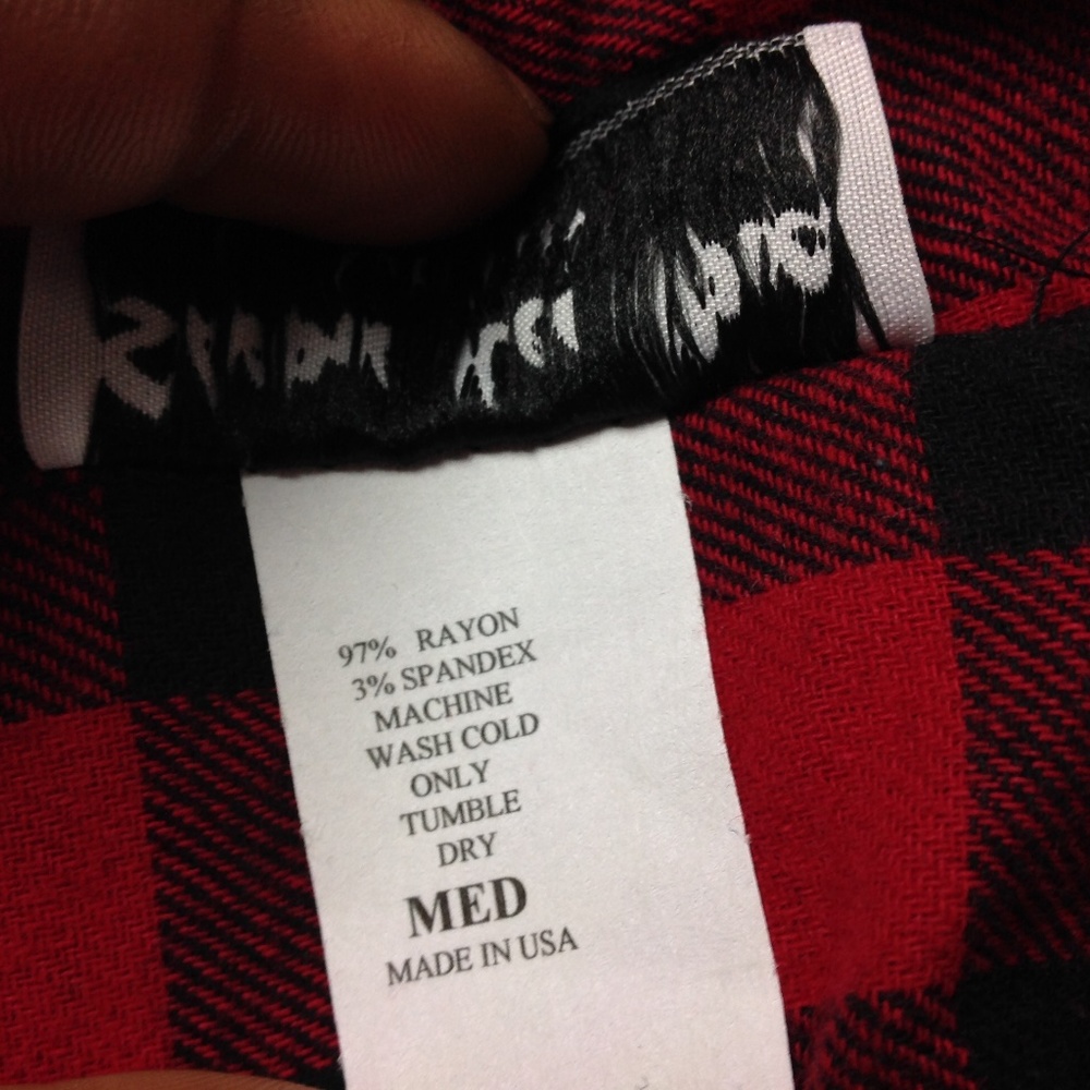 New Shane Lee Inc Women's Plaid Dress Tunic - Picture 5 of 5